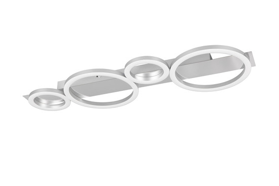 Reality R64821106 Lumos LED Deckenleuchte 26,5W Chrom neutralweiss
