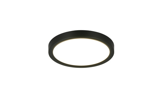 Reality R65891132 Draco LED Deckenleuchte 18W ⌀23cm dimmbar Schwarz Matt CCT einstellbare Lichtfarbe