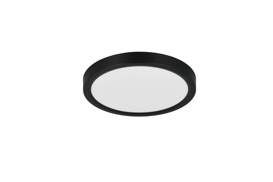 Reality R65891132 Draco LED Deckenleuchte 18W ⌀23cm dimmbar Schwarz Matt CCT einstellbare Lichtfarbe