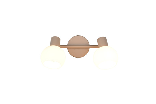 Reality R86372043 Boba E14 Strahler 2-fach ⌀10cm Warm Beige