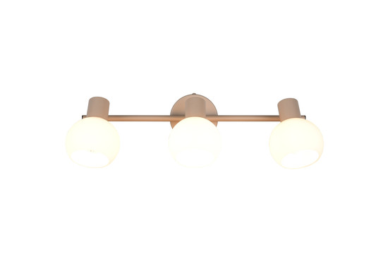 Reality R86373043 Boba E14 Strahler 3-fach ⌀10cm Warm Beige