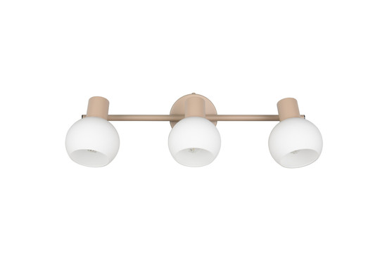 Reality R86373043 Boba E14 Strahler 3-fach ⌀10cm Warm Beige