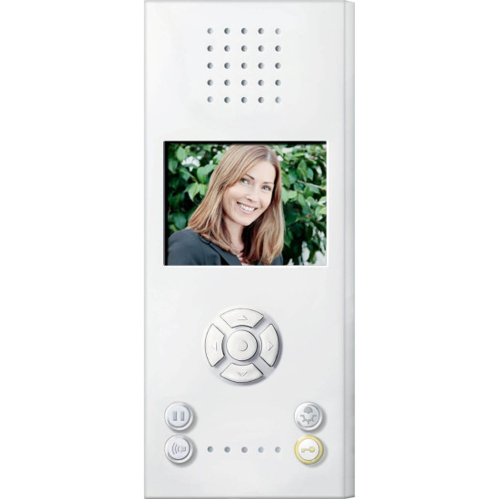 Ritto MEG4610-0319 Video-Freisprechstelle Color, polarweiß glänzend, System M