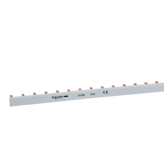 Schneider Electric 10400 Phasenschiene Stift, 3P, 11 TE, 63A, ablängbar