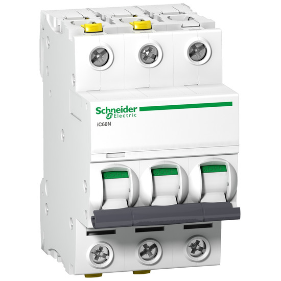 Schneider Electric A9F04320 Leitungsschutzschalter iC60N, 3P, 20A, C Charakteristik