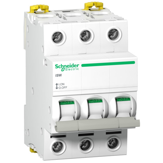 Schneider Electric A9S65363 Lasttrennschalter iSW, 3P, 63A, 415V AC
