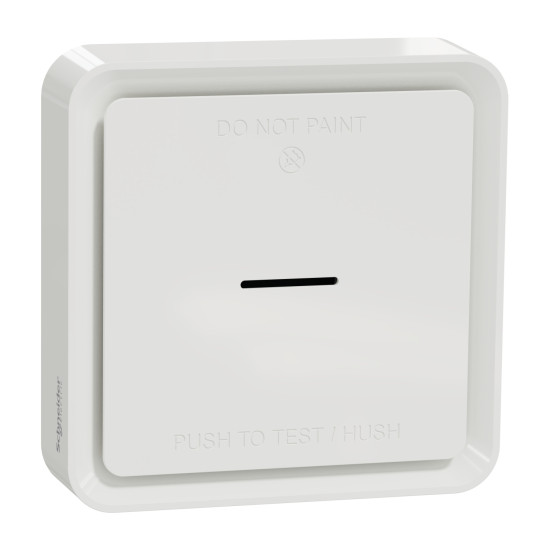 Schneider Electric CCT599002 Rauchmelder, Wiser, DC, 3V, IP20, weiß