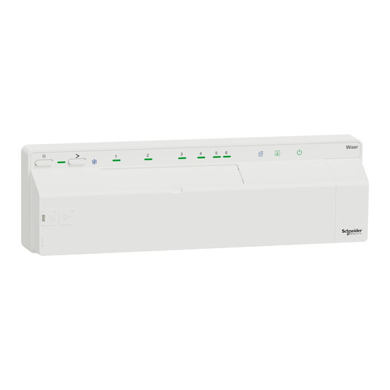 Schneider Electric CCTFR6600 Wiser Verteilerleiste Fußbodenheizung (Heizen/Kühlen)