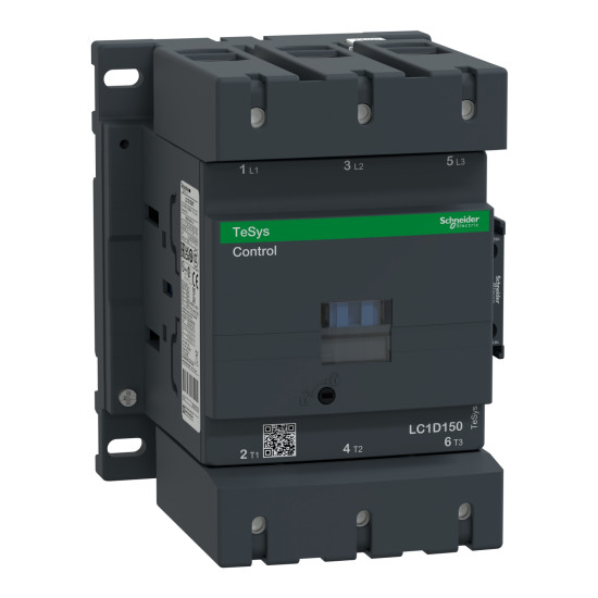 Schneider Electric LC1D150P7 Leistungsschütz LC1D 3p, +1S+1Ö, 75 kW, 150 A, 400 V AC3, Spule 230 V AC