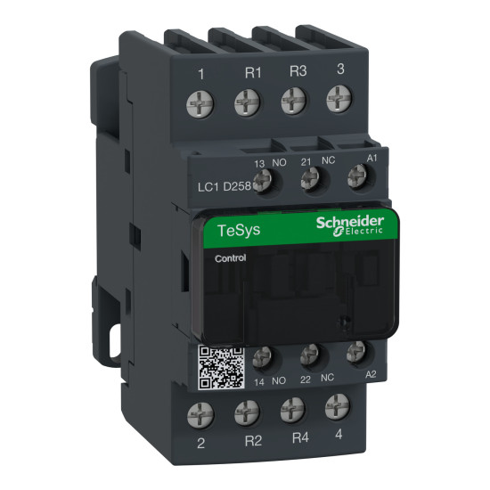 Schneider Electric LC1D258P7 Leistungsschütz LC1D 4p, +1S+1Ö, Spule 230 V AC