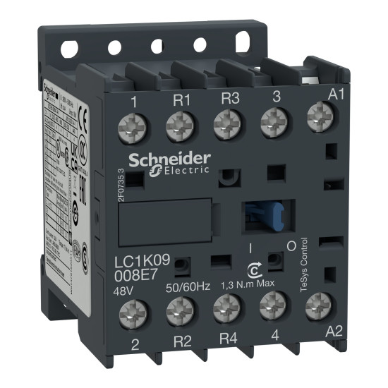 Schneider Electric LC1K09008E7 Leistungsschütz LC1K 4p, Spule 48 V AC