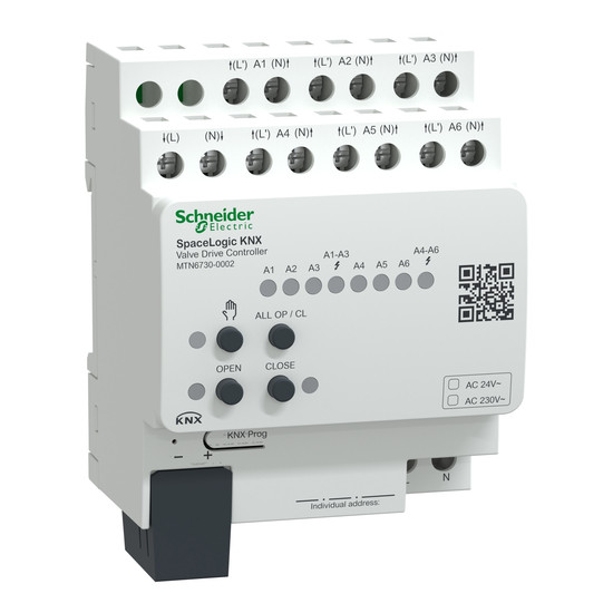 Schneider Electric MTN6730-0002 SpaceLogic KNX Ventilantriebsaktor