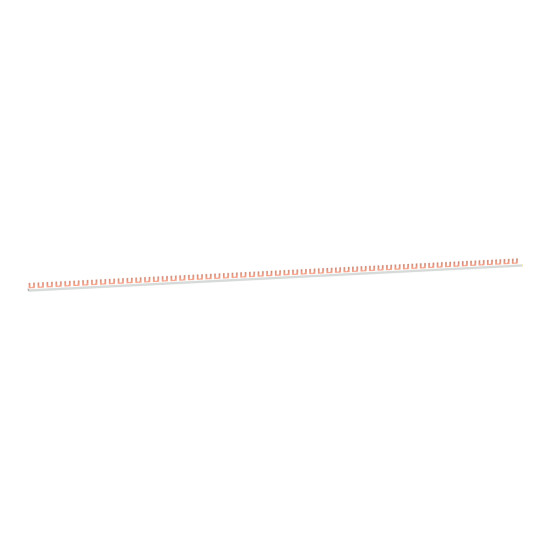 Schneider Electric R9XFH157 Resi9 Phasenschiene Gabel, 1P, 57 TE, 63A, ablängbar