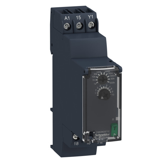 Schneider Electric RE22R1AMR Ansprechverzögerung, 0,05 s-300 h, 24-240VAC/DC, 1 W