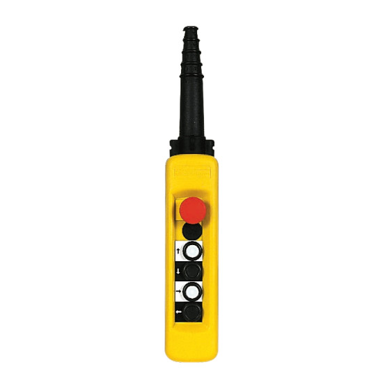 Schneider Electric XACA4713 Hängetaster XAC-A, 4 Drucktaster 1 Not-Halt/Not-Aus-Taster