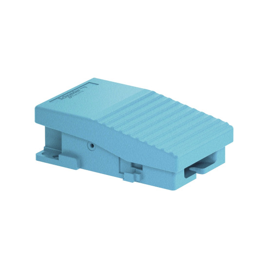 Schneider Electric XPEM110 Fußschalter, Harmony XPE, einfach, Metall, blau,1-stufig, 1Ö+1S, IP66