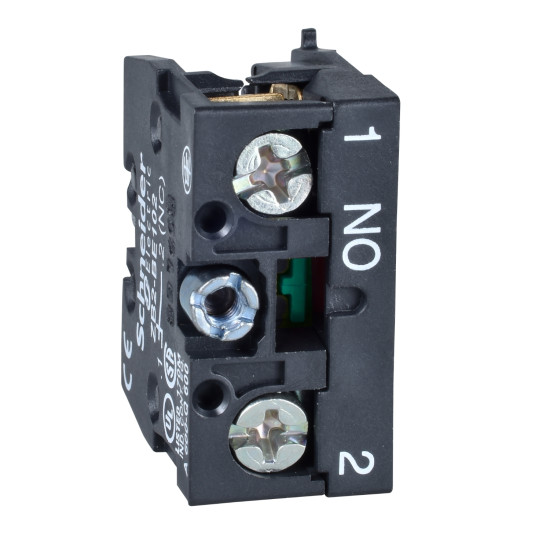 Schneider Electric ZB2BE101 Hilfsschalter ZB2, o. Rastung, 1S, o. Sprungf., Frontmontage