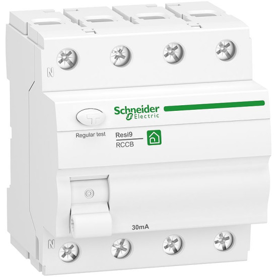 Schneider R9R22440 Fehlerstrom-Schutzschalter Resi9 4-polig 40A 30mA