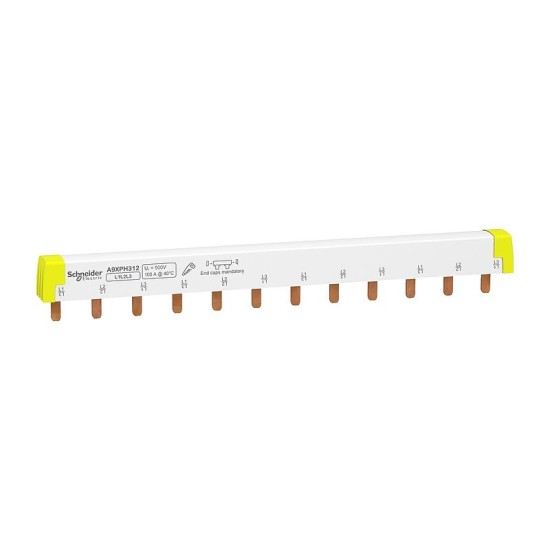 Schneider A9XPH312 Phasenschiene Steg ablängbar 3-polig 12TE 100A
