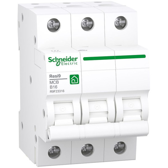 Schneider R9F23316 Leitungsschutzschalter Resi9 16A 3-polig Sicherungsautomat