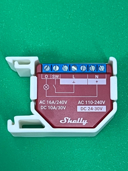 4er-Pack SOIXX Hutschienenhalter für Shelly PLUS, Gen3, Gen4 DIN Rail 35 mm Hutschiene Halter 90 Grad