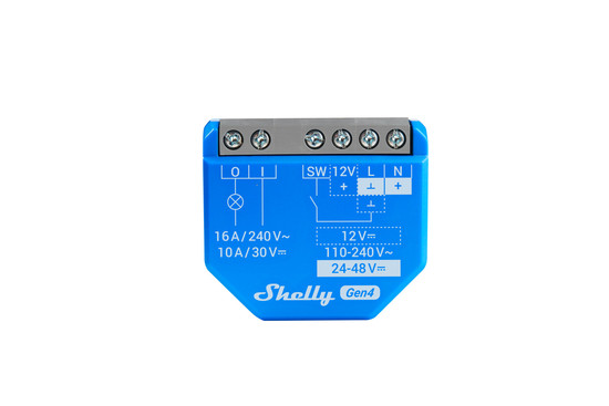 Shelly 1 Gen4, 2er-Pack - Multiprotokoll-Schaltaktor, WLAN, Zigbee, Matter, BT