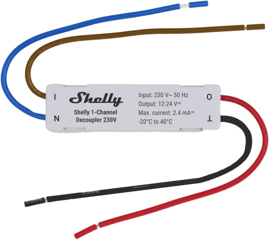 Shelly Entstörglied, Snubber - 1-Kanal Decoupler 230V