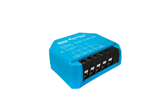 Shelly 1L - WLAN Schaltaktor ohne Neutralleiter, Nachfolger/Gen3, inkl. Bypass Upgrade BT