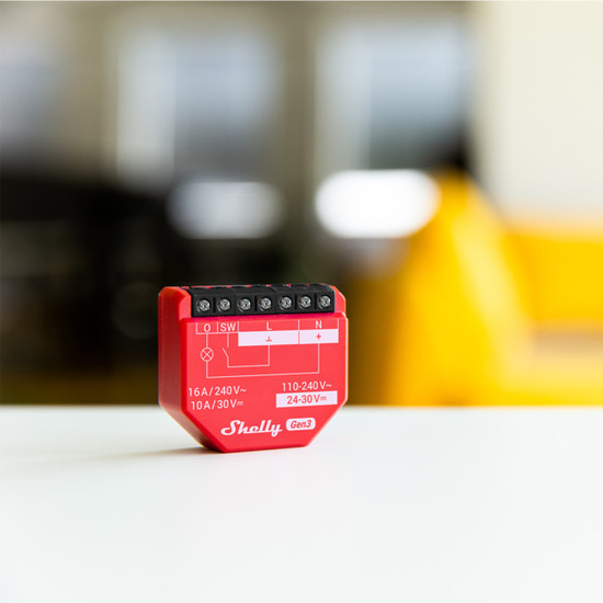 Shelly 1PM Gen3 - Smarter WLAN Schaltaktor mit Strommessung, BT