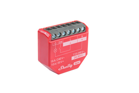 Shelly 1PM Gen4 - Multiprotokoll-Schaltaktor mit Messfunktion, WLAN, Zigbee, Matter, BT