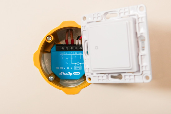 Shelly 2L - 2-Kanal WLAN Aktor ohne Neutralleiter, Gen3 Upgrade, BT