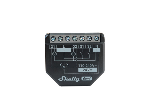 Shelly 2PM Gen4 - Multiprotokoll 2-Kanal Relais & Rollladenaktor, WLAN, Zigbee, Matter