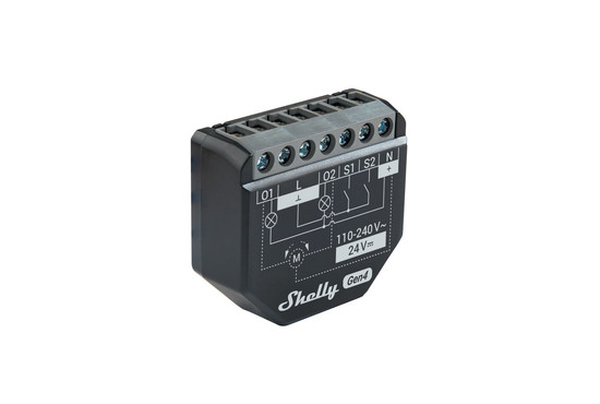 Shelly 2PM Gen4 - Multiprotokoll 2-Kanal Relais & Rollladenaktor, WLAN, Zigbee, Matter