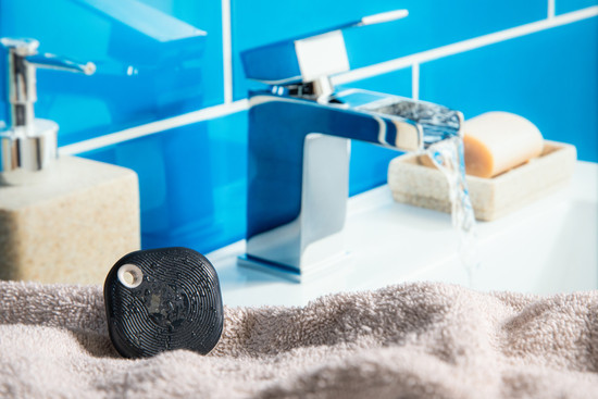 Shelly BLU Button Tough 1 - Robuster Bluetooth Schalter & Dimmer Schwarz, IP54