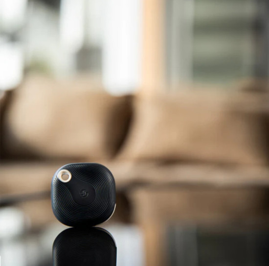 Shelly BLU Button Tough 1 ZB - Robuster Zigbee Button, Schwarz, IP54