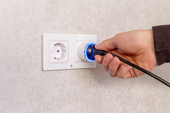 Shelly Plug S Gen3, Matter - Smarte Steckdose, Schwarz