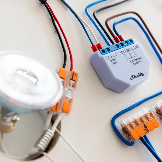 Shelly Plus 0-10V Dimmer - WLAN Steuergerät, 0-10V Treiber