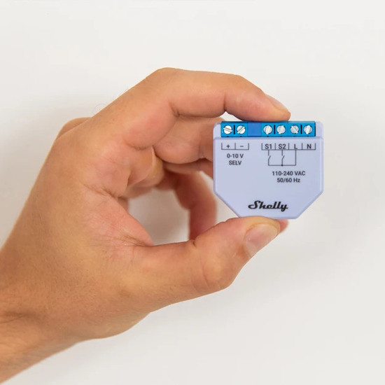 Shelly Plus 0-10V Dimmer - WLAN Steuergerät, 0-10V Treiber