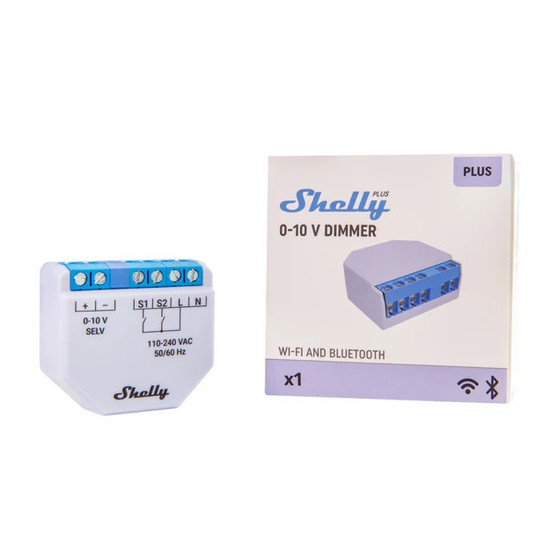 Shelly Plus 0-10V Dimmer - WLAN Steuergerät, 0-10V Treiber