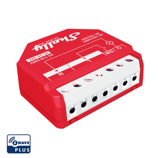 Shelly Wave 1PM - Z-Wave Schaltaktor mit Strommessung, 16A