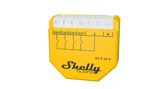 Shelly Wave i4 DC - Z-Wave 4-fach Tasterschnittstelle, Gleichstrom