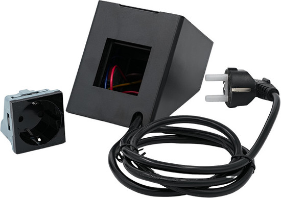 Shelly Wall Display Stand Socket - Sockel für Tischständer, Wand, Schwarz