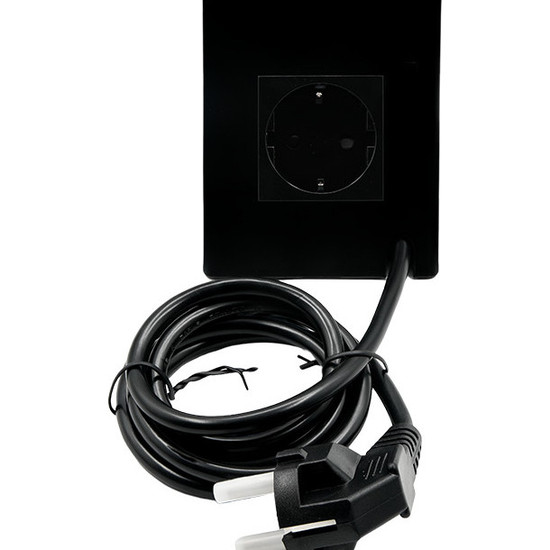 Shelly Wall Display Stand Socket - Sockel für Tischständer, Wand, Schwarz
