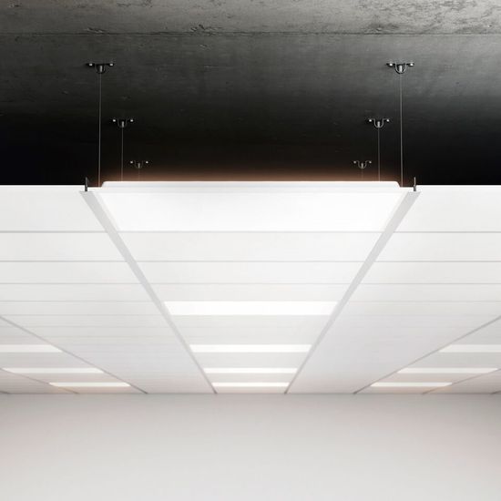 SIGOR Backlit Panel Einbau Fled 62x62cm UGR<19 36W 4000K IP40 90° 3600lm Ra80 ohne Treiber Neutralweiss