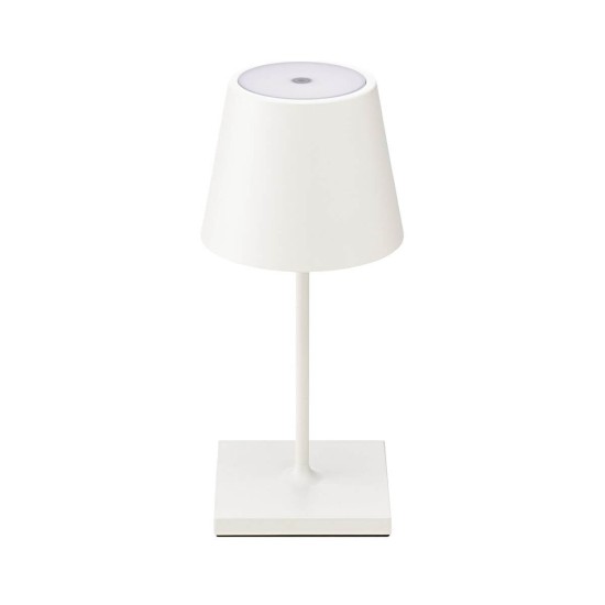 SIGOR 4547201 Akku-Tischleuchte Nuindie mini 25cm schneeweiß 2,2W FlexMood 2200K/2700K IP54 Ra85 dimmbar