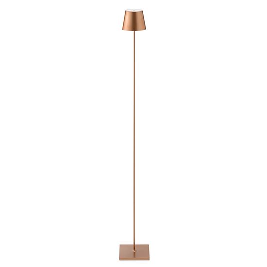 SIGOR Akku-Stehleuchte LED Nuindie 120cm bronzefarben rund 2,2W FlexMood 2200K/2700K IP54 168/197lm Ra8