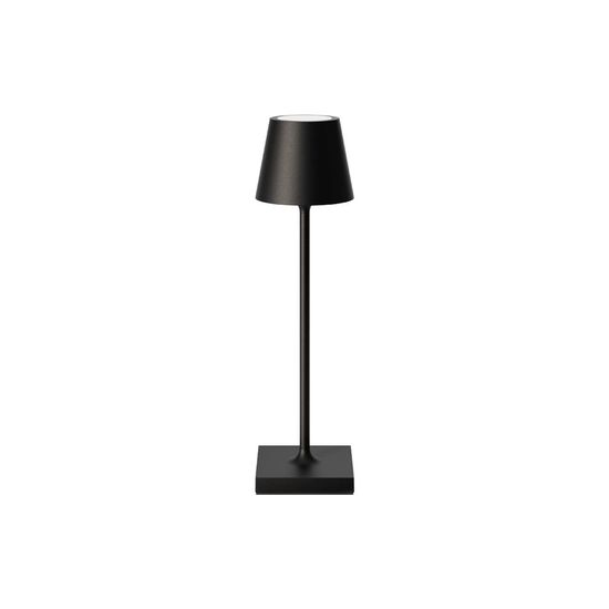 SIGOR Akku-Tischleuchte LED Nuindie pocket 21cm nachtschwar 1,4W Flex-Mood 2200K/2700K IP54 Ra85 USB-C dimmbar