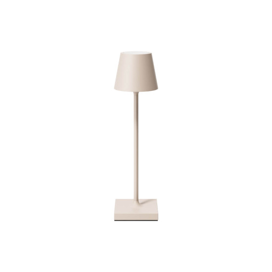 SIGOR Akku-Tischleuchte LED Nuindie pocket 21cm dünenbeige 1,4W Flex-Mood 2200K/2700K IP54 Ra85 USB-C dimmbar