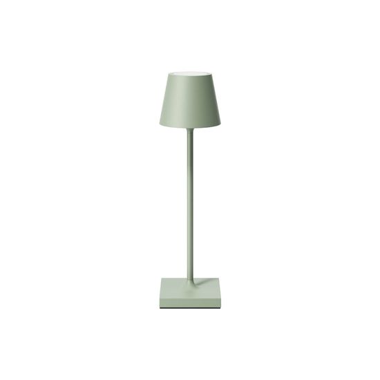 SIGOR Akku-Tischleuchte LED Nuindie pocket 21cm salbeigrün 1,4W Flex-Mood 2200K/2700K IP54 Ra85 USB-C dimmbar