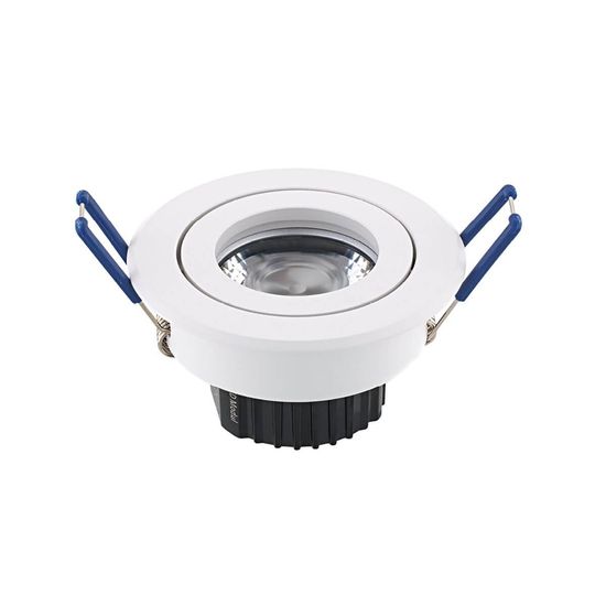 SIGOR 5W Argent Downlight 340lm 2800-2000K 36° dimmbar LED-Modul Weiss